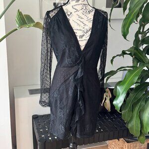 Lovers and Friends Black Lace Cocktail Dress- this is the one!